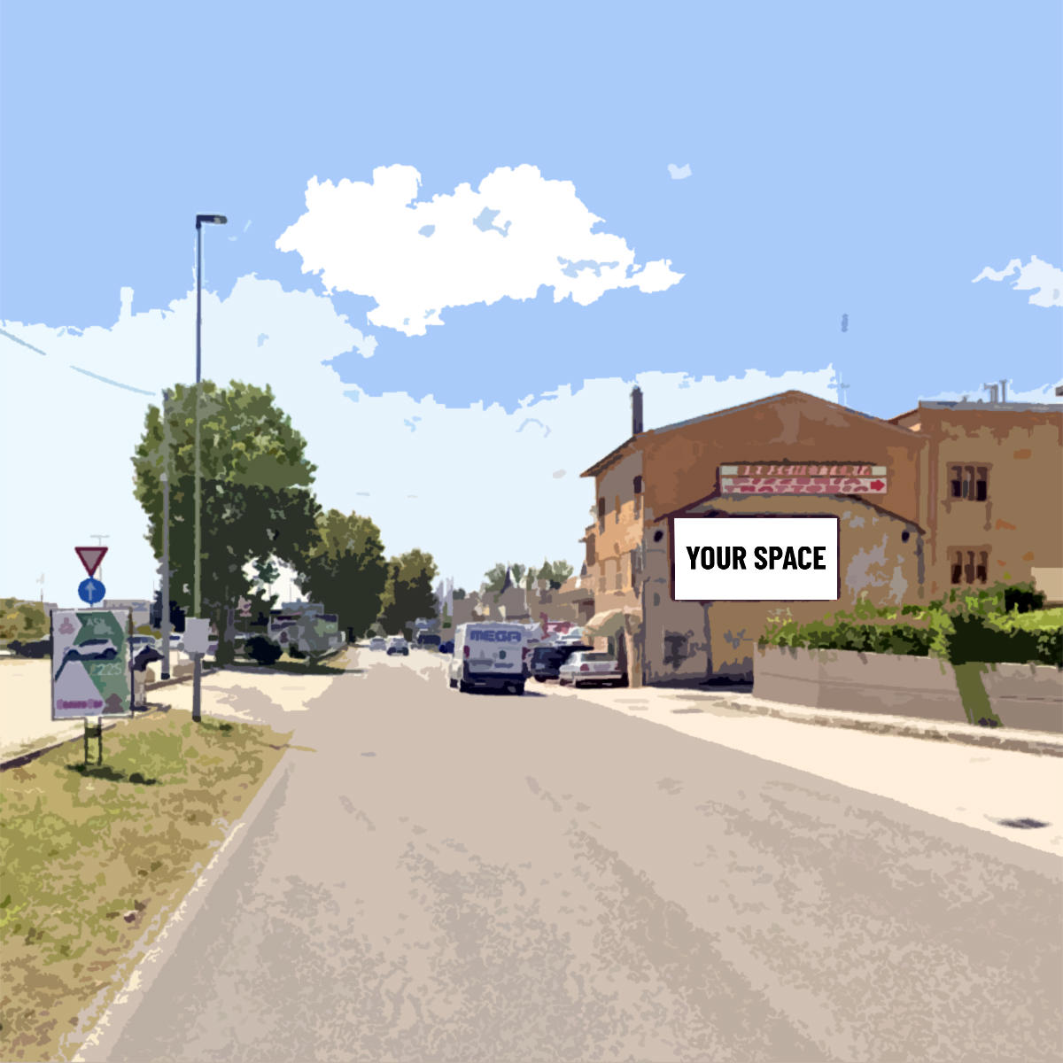 SPAZIO PUBBLICITARIO 600 x 300 Via 1º Maggio (ANCONA) Dal 19/10/2026 al 01/11/2026 14 giorni